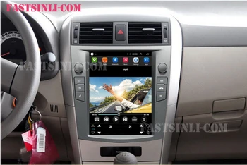 Android auto Multimediálny Prehrávač pre Toyota Filder 141 TOYOTA COROLLA na roky 2007-2013 GPS Navigácie Vertikálne obrazovke rádio Tesla Štýl 0