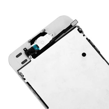 1PCS LCD Displej Pre Apple iPhone 5 5S 5C LCD Displej plne Nastaviť Dotykový Displej Digitalizátorom. Tlačidlo Domov &Predná Kamera Náhradné Diely
