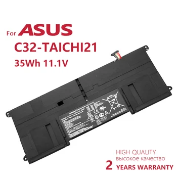 Originálne nové 11.1 V 3200mAh 35Wh Nový, Originálny C32-TAICHI21 Notebook Batéria Pre Asus Ultrabook asus Taichi ™ 21 C31-S551 kontakty batérie 0