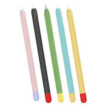 Pre Apple Ceruzka 1/2 Silikónové Kapacitný Stylus Pen Prípade, Ochranné Puzdro Spp pre Apple Ceruzka 1/2 Ochranné Puzdro Úplné Pokrytie