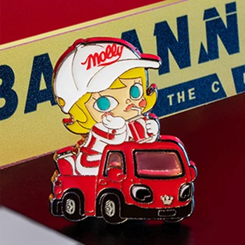 POP Mart Molly Auto Auto Series-Slepé Okno Odznak Vyjadrenie Lásky Série Slepé Okno Roztomilé Akčné Kawaii hračka údaje 3