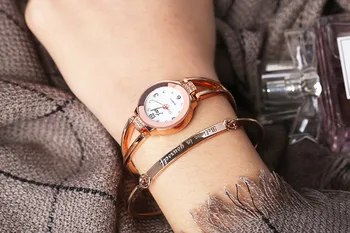 Top Luxusný Vysoko kvalitný jednoduchý štýl tenký pásik z Nehrdzavejúcej ocele, dámske hodinky, hodiny, hodinky pre dievča, darček Relojes hombre 2017 1