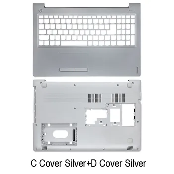 NOVÉ Pre Lenovo ideapad 310-15ISK 310-15 310-15ABR Notebook, LCD Zadný Kryt Predného Panelu opierka Dlaní Spodnej Prípade Top Prípade Silver Black