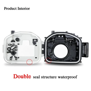 Vodotesné púzdro puzdro pre Fotoaparát Canon EOS M5 EOS M6 18-55 mm 22 mm Fotografovanie pod vodou 40m Voľne Potápanie Základné Vonkajšie