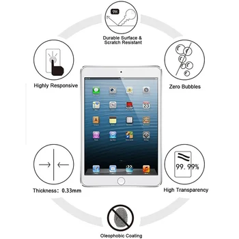Tvrdené Sklo pre iPad 10.2 2019 Screen Protector pre iPad 7 7. Generácie A2200 A2198 A2232 Tablet Protecor 9H Sklo Film 4