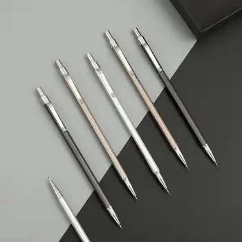 1pc 0,5 mm a 0,7 mm Jednoduchých Kovových Textúra Mechanické Ceruzky Rysovacie Ceruzka Plast Materiál, Kancelárske potreby