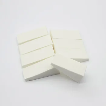 8pcs/veľa Jednorazových Biely Trojuholník Salon Nechtov Huby Blok Nail Art Príslušenstvo Gradient Tipy DIY Pena Manikúra Stamper poľský 3