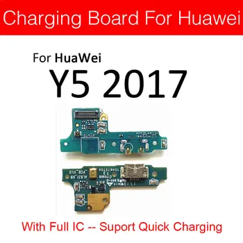 Nabíjačka USB Konektor Rada Modul Pre Huawei Y5 Y6 Y7 Y9 PRO Rozkvet 2017 2018 2019 Nabíjací Port Usb Konektor Rada Opravy Dielov 4