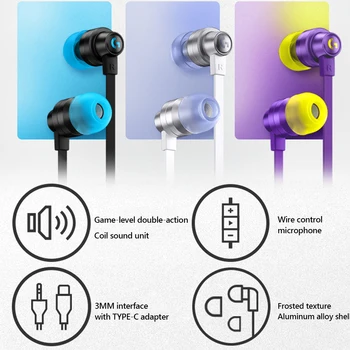 Najnovšie Logitech G333 3,5 mm In-Ear Herné Slúchadlá s Mikrofónom USB Hliníkovej Zliatiny pre Notebook PC Herný Slúchadlo Headset