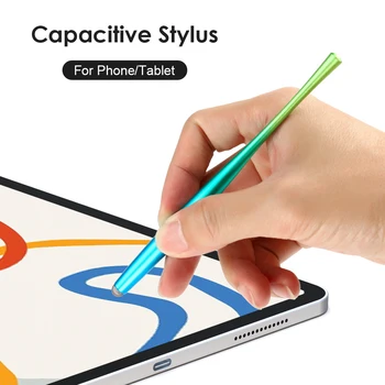 Kreslenie Stylus Pen Špirála Citlivý Kapacitný Dotykový Displej Štíhly Pás Gradient Ceruzka Vlákniny Tip Pre Ipad, SmartPhone, Tablet PC
