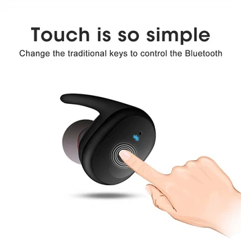 Savioke Y30 TWS Bezdrôtový Blutooth 5.0 Slúchadlá do uší Potlačením Hluku Slúchadlá HiFi Stereo Zvuk Hudby In-ear Slúchadiel do uší Pre Android IOS 0