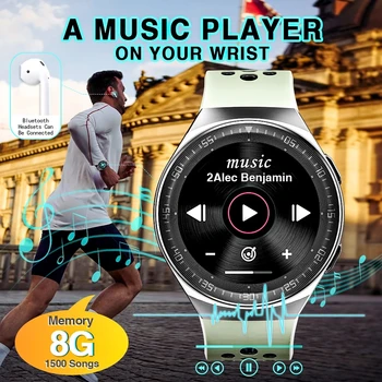 Bluetooth Hovor Smart Hodinky Mužov 8G Pamäťovú Kartu Prehrávač Hudby smartwatch Pre Xiao Huawei Telefón Apple Nepremokavé Fitness Tracker
