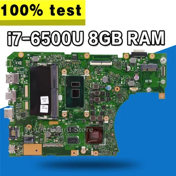 X556UJ X556UV Notebook základná Doska Pre Asus X556U X556UQ X556UQK X556UF X556UR X556UB Doske i7-6500 GT930M/GT920M 8GB RAM DDR4
