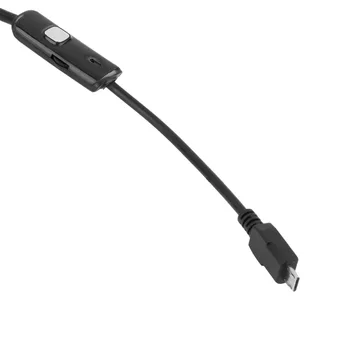 2018 Nový 1 M /7mm Objektív Kábel USB Mini, Neohybné, Inšpekčné Kamery Had Trubice Nepremokavé Endoskopu Borescope so 6 LED pre Android