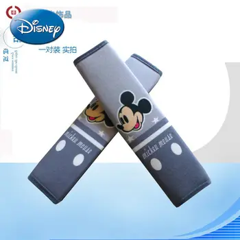 Disney Mickey Mouse autosedačky Ramenný Pás Kryt Roztomilý Kreslený Mickey Auto Anti-scratch Pásov Dekorácie Kryt