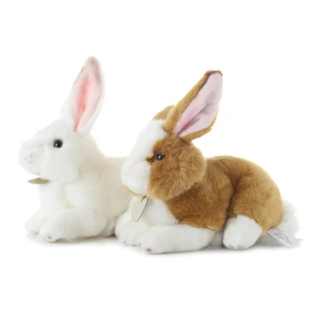 Králik Plyšové Plnené Bunny Zvierat Plyšové Hračky Roztomilý Simulácia Hare Domáce Zvieratá Načechraný Bábiky Narodeniny Vianočný Darček