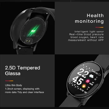 Smart Hodinky W8 Kolo Športové Nepremokavé Smartwatch Muži Ženy Fitness Sledovanie Krvného Tlaku Monitor SmartWatch Hodiny Náramok 0