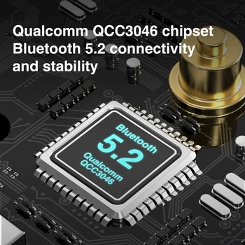 TRN T300 2BA 1DD 5.2 Bluetooth-kompatibilné TWS Slúchadlá Bezdrôtové Dvojité Slúchadlá In-Ear HIFI Slúchadlá QCC 3046 Čip Aptx/AAC