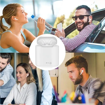 I7s TWS Bluetooth Slúchadlá Stereo Slúchadlá Bezdrôtové Bluetooth Slúchadlá In-ear Slúchadlá Pre Všetkých Chytrý Telefón Hot Predaj