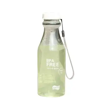 550MLCreative Candy Farby Drop-dôkaz Soda Fľaša Plastová Matné Zapečatené Fľašu s Vodou Prenosné Športové Vody Pohár Priehľadný 0