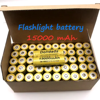 15000mAh 3,7 V 18650 lítium-iónové batérie LED baterka / nabíjateľná batéria pre elektronické zariadenia